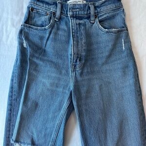 Abercrombie & Fitch Blue Straight Leg Jeans Classic Style